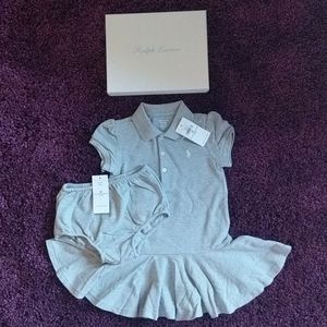 🎀NWT🎀 Ralph Lauren Polo Dress & Bloomer set